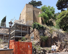 Remains of the Tarpeian Rock in Rome, June 2012