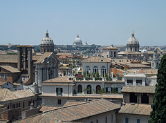 View from the Capitoline Museum Terrace in Rome, June 2012