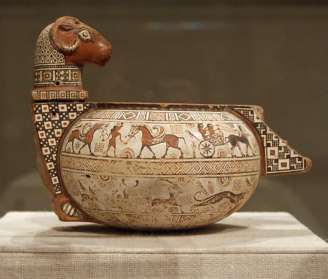 East Greek Terracotta Cosmetic Vase in the Metropolitan Museum of Art, September 2011