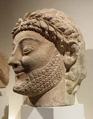 Cypriot Limestone Male Head in the Metropolitan Museum of Art, November 2010