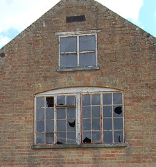 97. Park Farm, Henham, Suffolk. Building C Exterior . West Wall windows 4 & 5