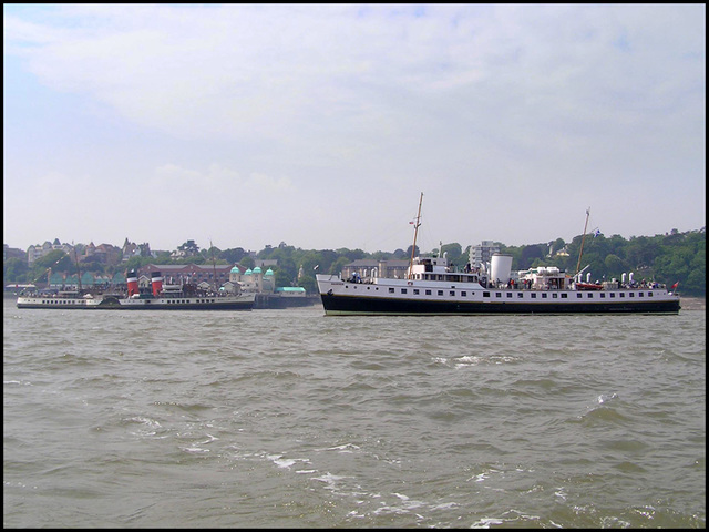 busy at the pier