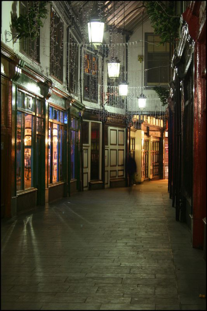 down the arcade