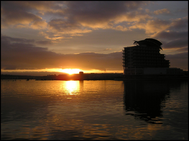 hotel sunset