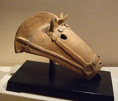Haniwa Horse's Head in the Metropolitan Museum of Art, April 2009