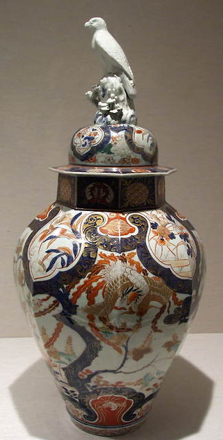 Large Baluster Jar with a Hawk on the Lid in the Metropolitan Museum of Art, September 2010