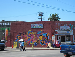 Hollywood Santa Monica Blvd mural (4191)