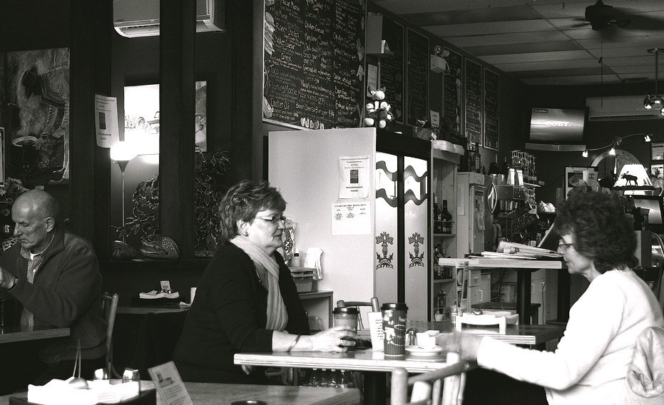Chartreuse Moose Coffee Shop