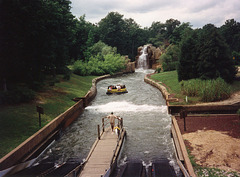 The Roaring Rapids Ride at Great Adventure circa 1991