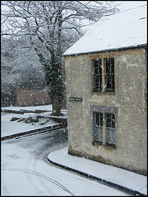 Only House in the snow