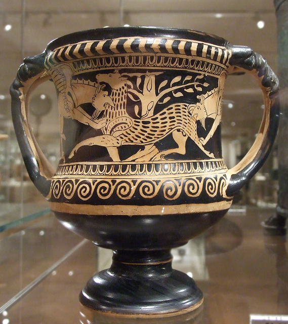 Etruscan Terracotta Kantharos in the Metropolitan Museum of Art, November 2010