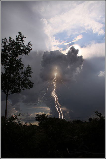 Lightning strike