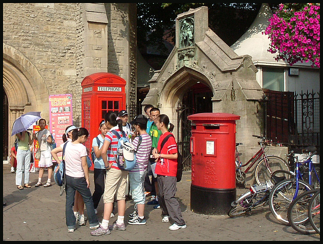 tourists at the Carfax