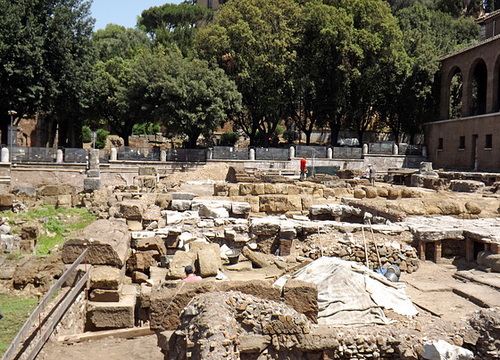 The Sacred Area of Sant' Omobono in Rome, June 2012