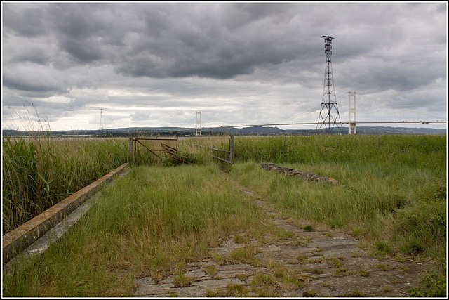 Looking towards Wales