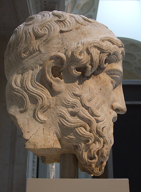 Marble Head from a Herm in the Metropolitan Museum of Art, July 2007