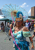 A Mermaid with a Parasol at the Coney Island Mermaid Parade, June 2008