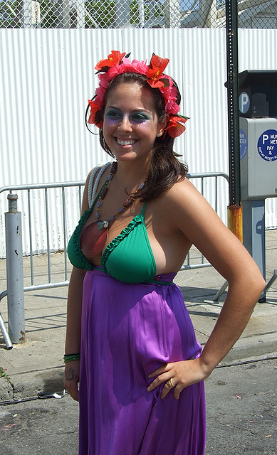 A Mermaid at the Coney Island Mermaid Parade, June 2008