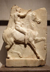 Marble Relief of a Horseman  in the Metropolitan Museum of Art, February 2008