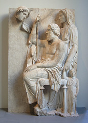 Marble Grave Stele with a Family Group in the Metropolitan Museum of Art, July 2007