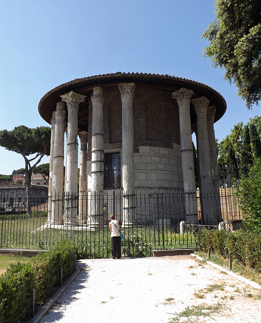 The Round Temple by the Tiber in Rome, June 2012