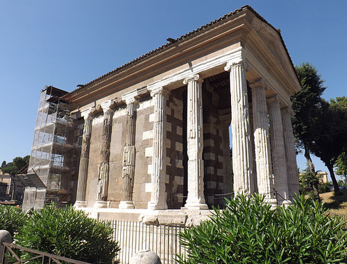 The Temple of Portunus in the Forum Boarium in Rome, June 2012