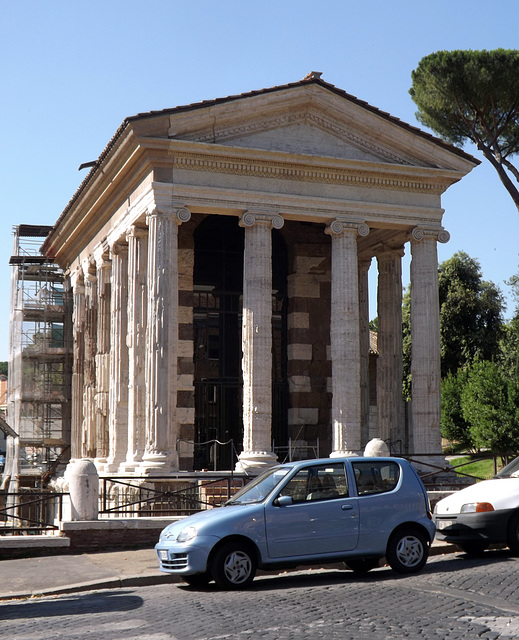 The Temple of Portunus in the Forum Boarium in Rome, June 2012