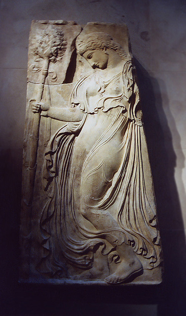 Dancing Maenad Relief in the Metropolitan Museum of Art, Feb. 2007