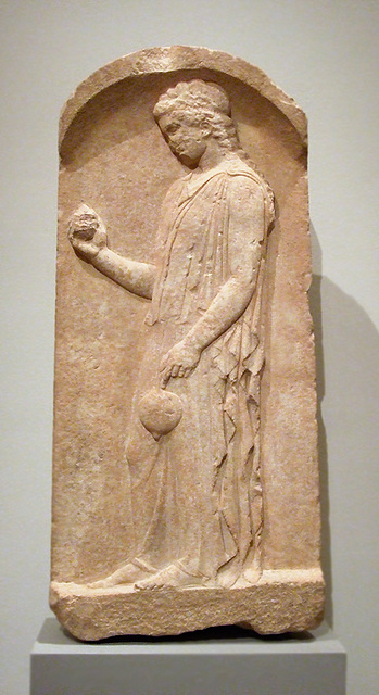 Marble Stele of a Young Girl in the Metropolitan Museum of Art, Sept. 2007