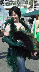 Peacock Mermaid at the Coney Island Mermaid Parade, June 2008