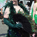 Peacock Mermaid at the Coney Island Mermaid Parade, June 2008