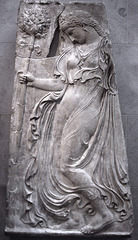 Dancing Maenad Relief in the Metropolitan Museum of Art- Slide Scan