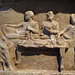 Detail of a Marble Hellenistic Grave Relief With Two Registers in the Metropolitan Museum of Art, July 2007