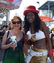 Two Mermaids at the Coney Island Mermaid Parade, June 2008