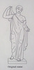 Reconstruction Drawing of the Statue of Venus Genetrix in the Metropolitan Museum of Art, July 2007