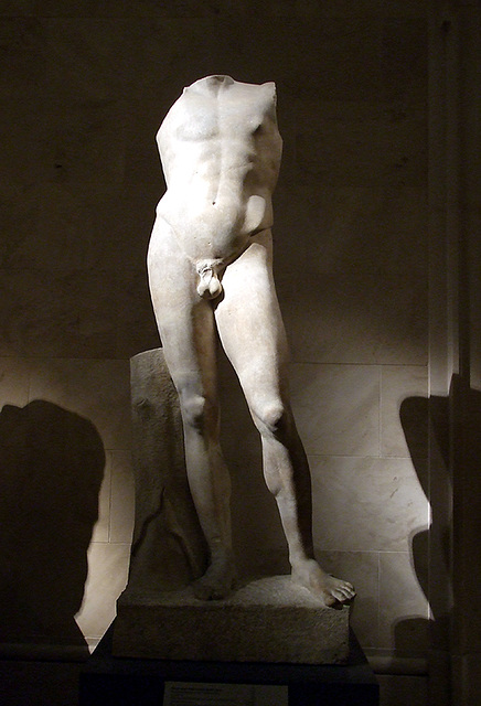 Marble Statue of the Apollo Lykeios in the Metropolitan Museum of Art, July 2007