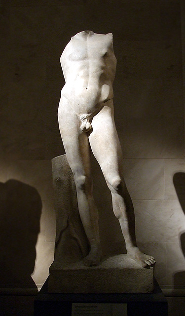 Marble Statue of the Apollo Lykeios in the Metropolitan Museum of Art, July 2007