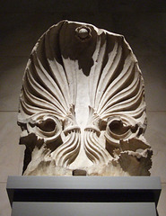 Marble Palmette Akroterion of the Grave Monument of Timotheos and Nikon in the Metropolitan Museum of Art, Sept. 2007