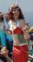 A Mermaid at the Coney Island Mermaid Parade, June 2008