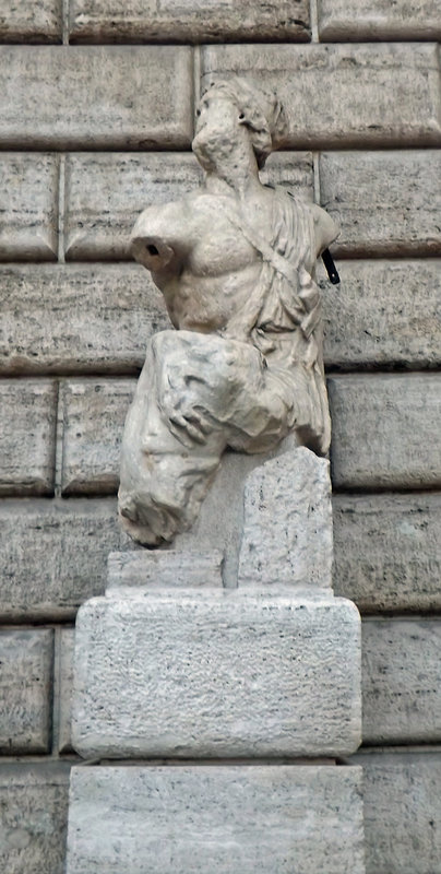 The Sculpture of "Pasquino" in Rome, July 2012