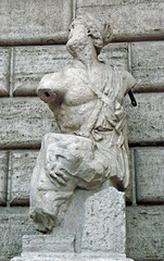 The Sculpture of "Pasquino" in Rome, July 2012