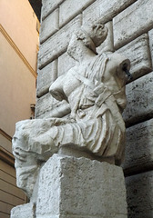 The Sculpture of "Pasquino" in Rome, July 2012