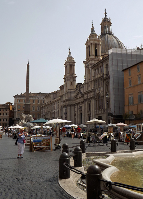 Piazza Navona in Rome, June 2012