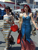 Glamorous Mermaids at the Coney Island Mermaid Parade, June 2008