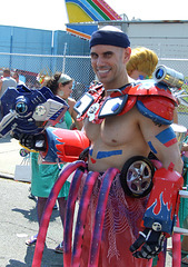 Sea Creature Transformer at the Coney Island Mermaid Parade, June 2008