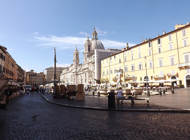 Piazza Navona in Rome, July 2012