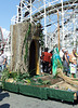 The "Blue Nymphs" Float at the Coney Island Mermaid Parade, June 2008