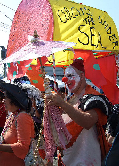 "Circus Under the Sea" at the Coney Island Mermaid Parade, June 2008