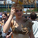 A Mermaid with a Parasol at the Coney Island Mermaid Parade, June 2008