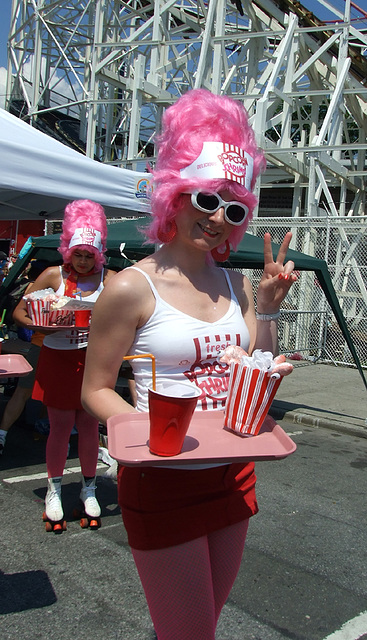 "Popcorn Shrimp" at the Coney Island Mermaid Parade, June 2008